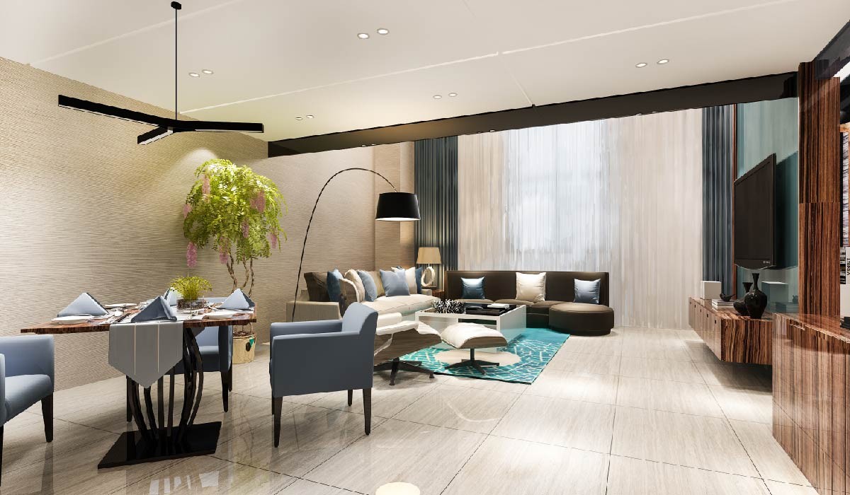 Interior designs with space