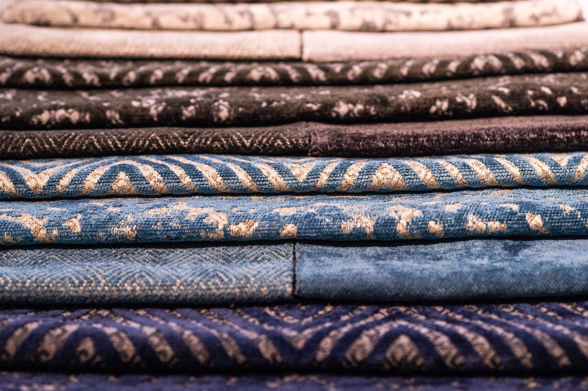 Luxury bedroom: Fabrics