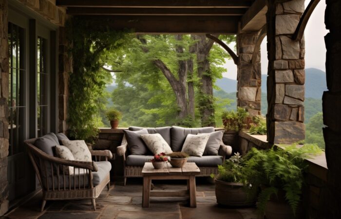 outdoor living space