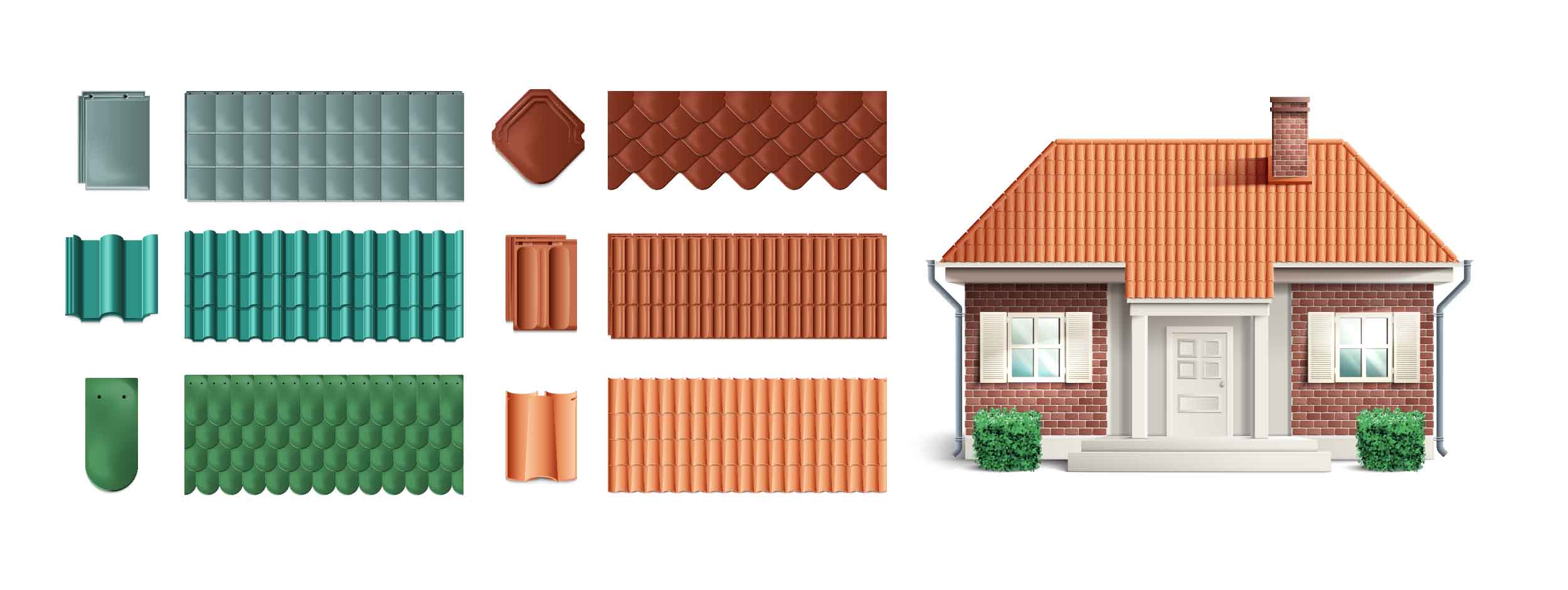 Top 3 types of roofs