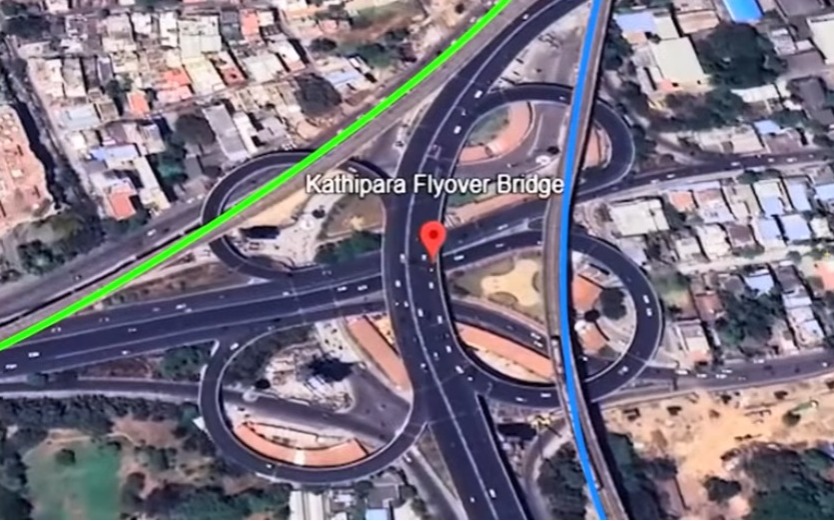 Kathipara Metro Flyover